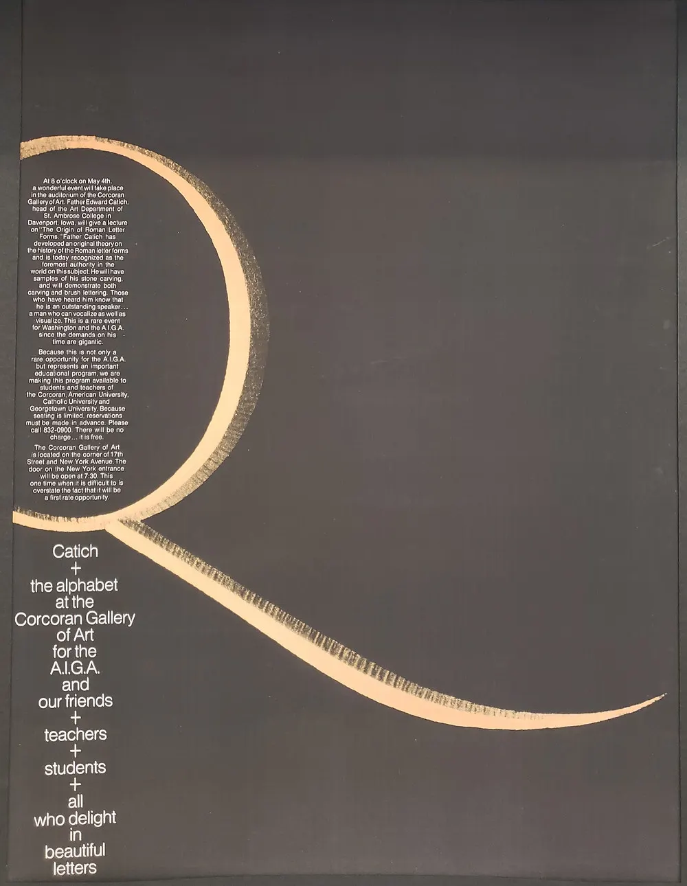 Corcoran Gallery Poster